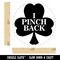 I Pinch Back Shamrock Clover Saint Patricks Day Self-Inking Rubber Stamp for Stamping Crafting Planners